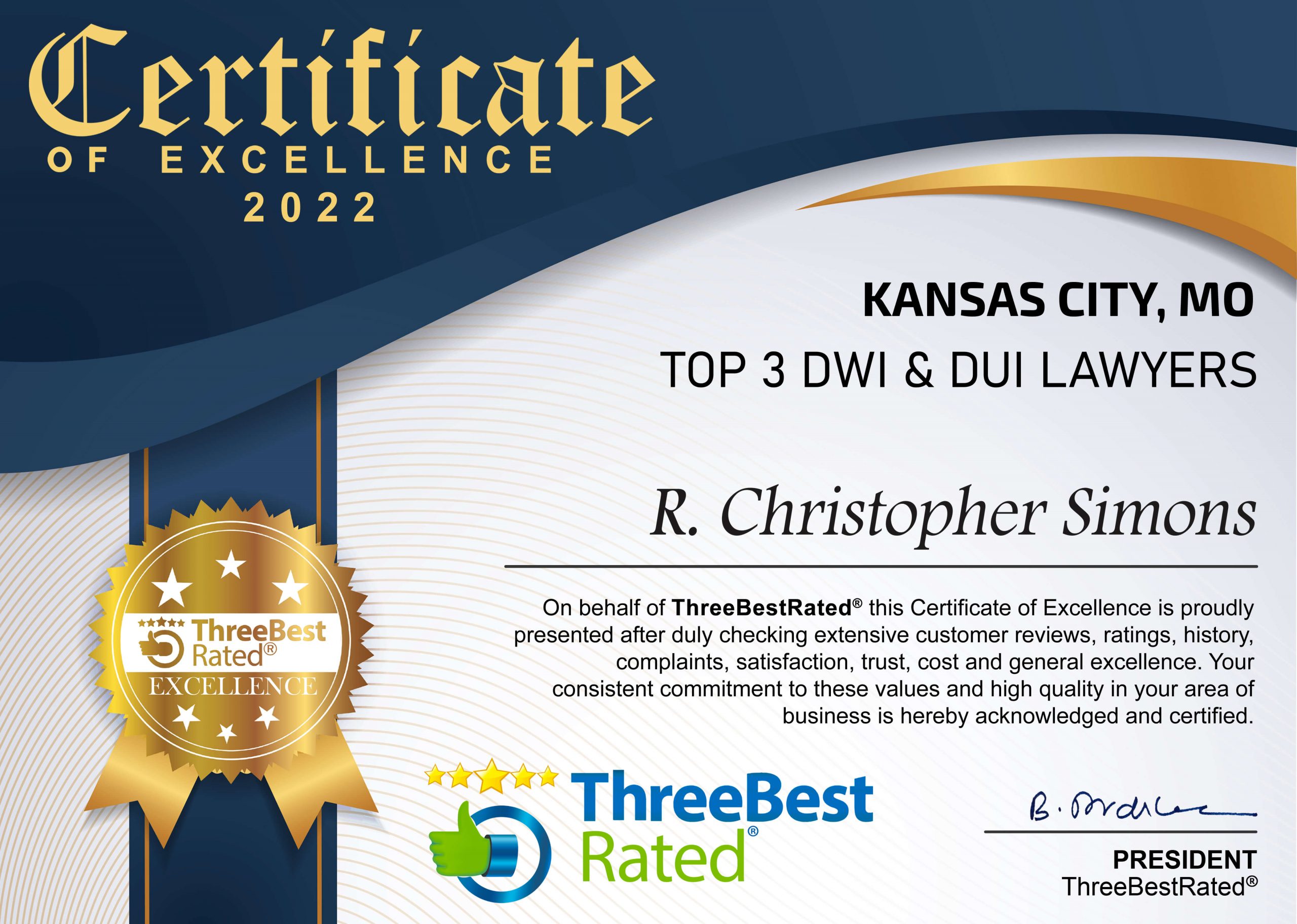 Rated Top 3 Dui Lawyers in Kansas City